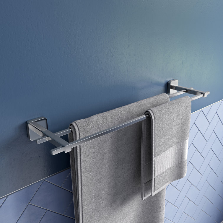 Croydex FlexiFix Double 67cm Wall Mounted Towel Rail & Reviews